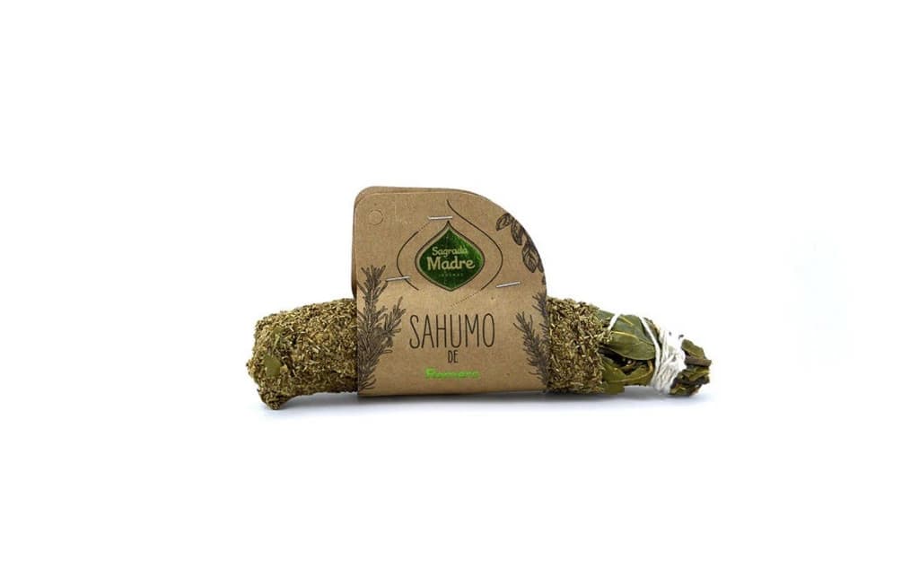 SAHUMO DE ROMERO Y AROMATICAS SAGRADA MADRE